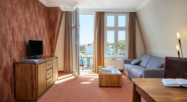 Полулюкс c 1 комнатой с видом на море Strand- und Wellnesshotel Preussenhof