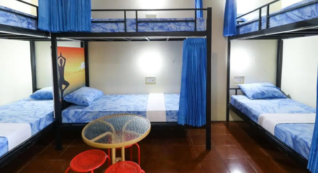 Кровать в общем номере RW Downtown Hostel Ubud