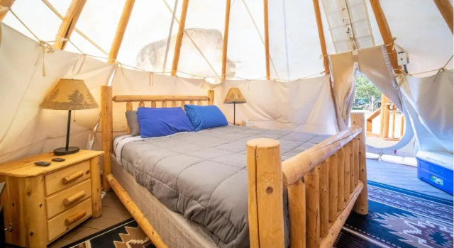 OK RV Park Glamping Tipi OK54, Prenota Campeggio Moab 