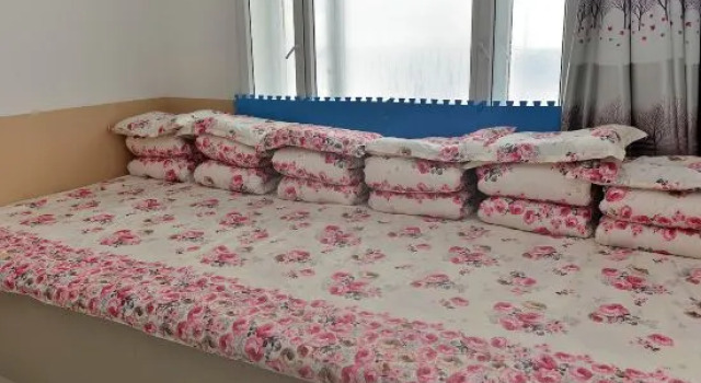 Кровать в общем номере Xuegu Wusong Ridge · Wang's Cozy Residence (Xuegu Branch)