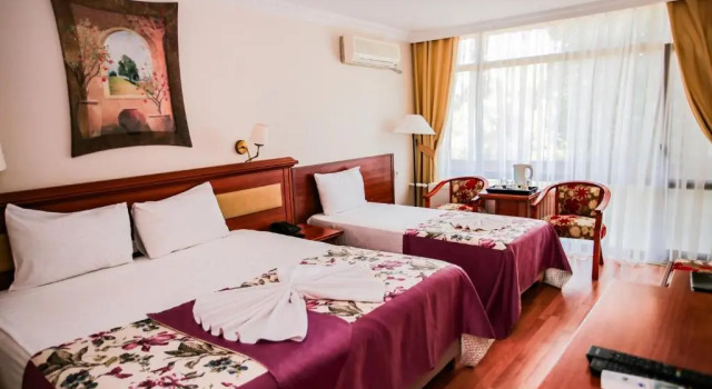 O podwyższonym standardzie pokój Troia Tusan Hotel