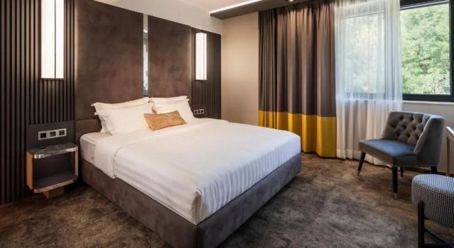 Двухместный номер Deluxe -- ESTE PARK HOTEL -- part of Urban Chic Luxury Design Hotels - open since October 2022 - Parking - Compliments - next to Shopping & Dining - Mall Plovdiv