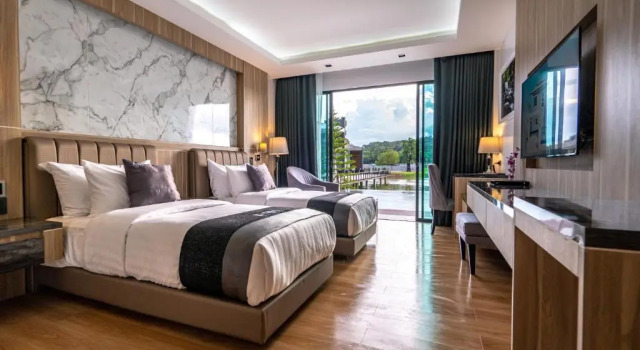 Двухместный номер Deluxe с видом на бассейн Pim Pool Villa Nan