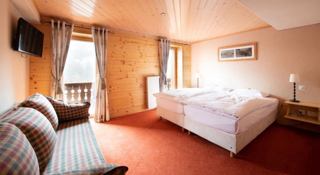 Двухместный семейный номер Standard с балконом и с видом на город Hotel Suisse