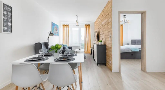 Przytulny apartament 65 w centrum Sczecina, Забронировать Апартаменты/квартира Щецин Западно-Поморское воеводство, рядом с Красная ратуша