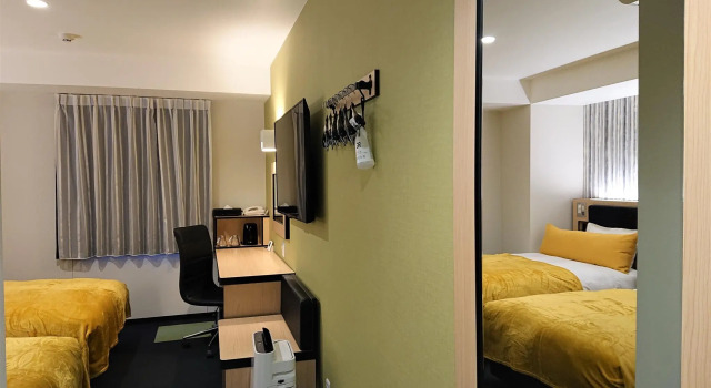 Двухместный номер Standard Green Rich Hotel Kurashiki Ekimae