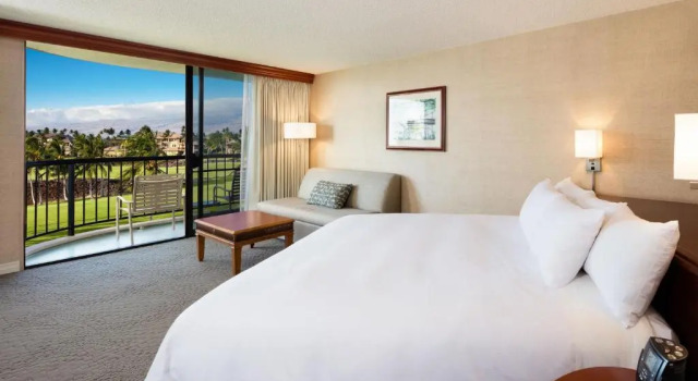 Номер Standard с красивым видом из окна Hilton Grand Vacations Club Ocean Tower Waikoloa Village