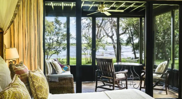 Двухместный номер Deluxe с балконом Royal Livingstone Victoria Falls Zambia Hotel by Anantara