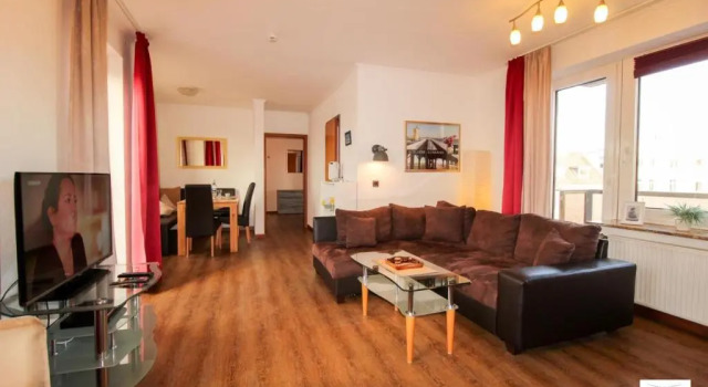 Апартаменты Haus Elbe Döse Wohnung 17