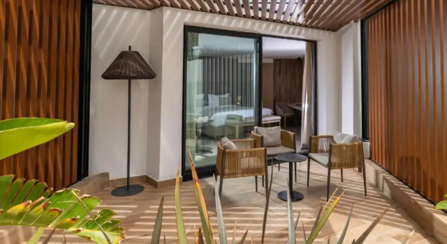 Двухместный номер с террасой Deluxe Idou Malabata Beach and SPA