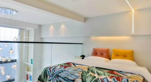 Двухместный люкс с видом на море Manxin Hotel Dalian Xinghai Square