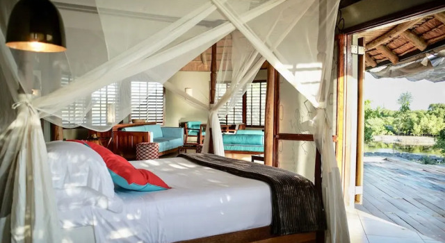 Семейная вилла с балконом и с видом на залив Coral Lodge Mozambique