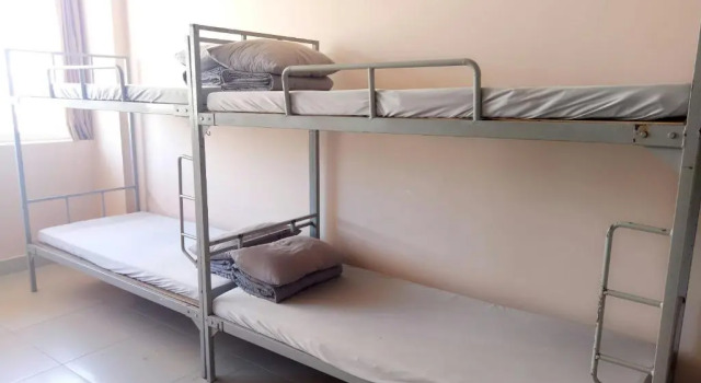 Кровать в общем номере Thu Hiền Hotel Vũng Tàu
