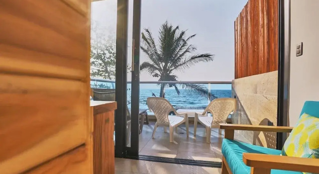 Двухместный номер Standard с видом на море Hotel Camino Palmero Coveñas