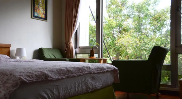 Standard Doppel Zimmer mit Gartenblick Rainbow Bridge B&B