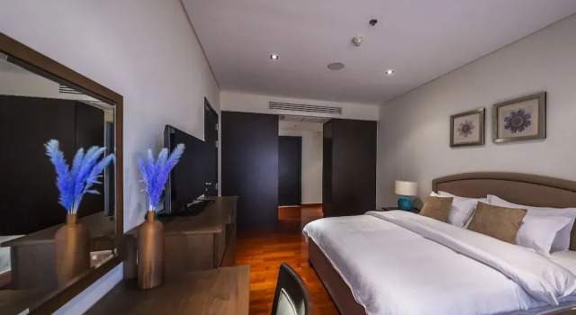 Relaxing 1 bedroom apartment - Anantara, Забронировать Апартаменты/квартира Отели Пальмы Джумейра с бассейном, Бассейн