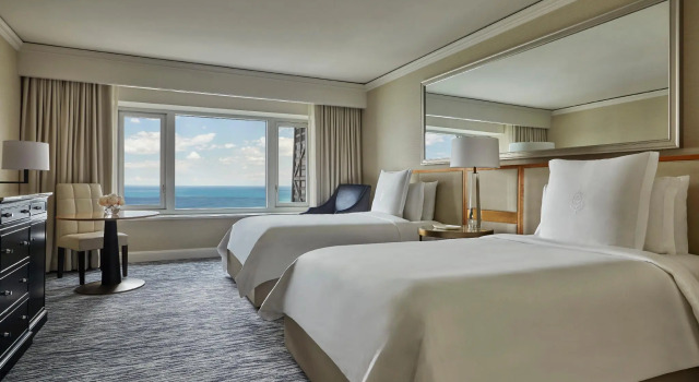 Двухместный номер с видом на озеро Отель Four Seasons Chicago
