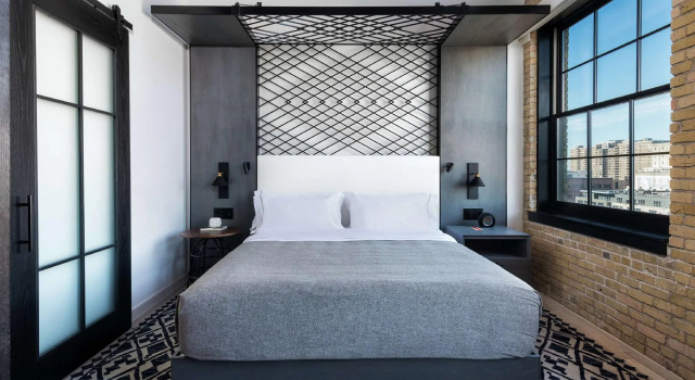 Двухместный номер Deluxe Canopy by Hilton Minneapolis Mill District