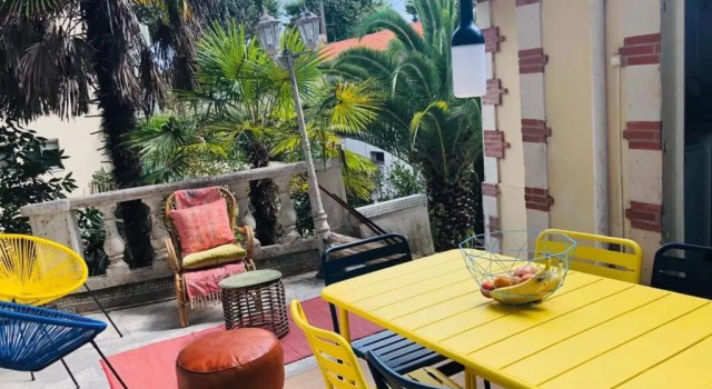 Апартаменты Appt 1 chambre calme clim jardin plage gare proche
