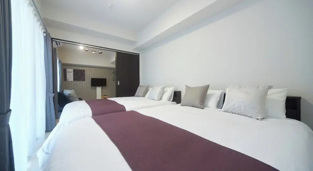 Двухместный номер Deluxe с балконом BON Condominium Umeda