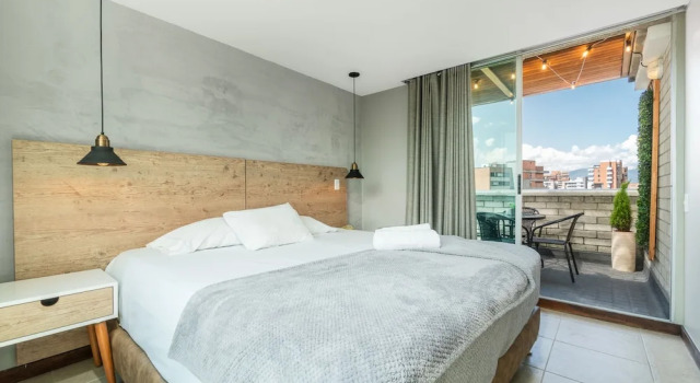 Апартаменты с 3 комнатами с балконом Apartamentos Poblado Alejandría by HOUSY