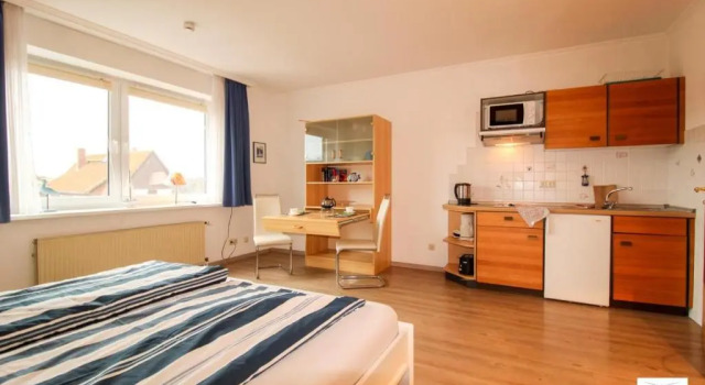 Апартаменты Haus Elbe Döse Wohnung 14