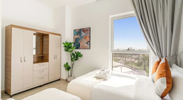 Клубные апартаменты с 4 комнатами с балконом и с видом на город Desert Key - Perfectly Located Yas Island Apartments
