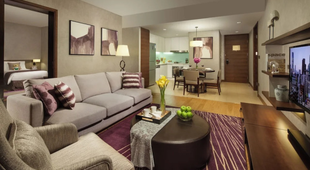 Номер Deluxe с 2 комнатами Ascott Raffles City Chengdu