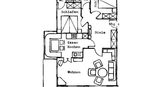 Апартаменты с 2 комнатами Ferienwohnungen Haus Wiesengrund