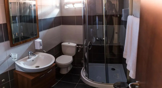 Кровать в общем номере Guest House Vila Salute