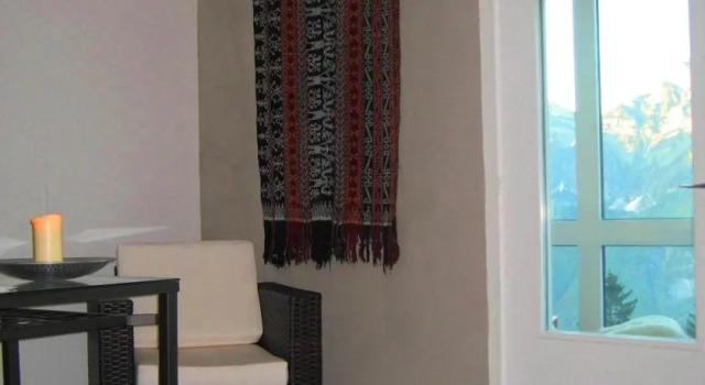 Modernes 3-Bett-Studio Mit Traumaussicht Und Wintergarten, Prenota Appartamento Flums 