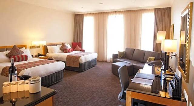 Standard Club room with river view Duxton Hotel Perth