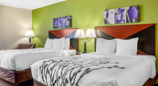 Четырёхместный номер Standard Sleep Inn & Suites Milwaukee Airport