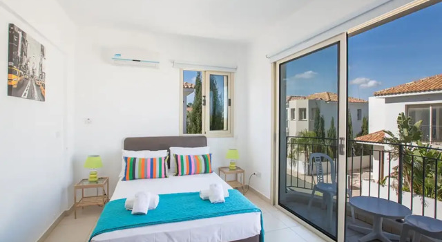 Cyprus Villa Near the Beach, Paralimni Villa 1289, Rezervovat Vila Chaty v Protaras, poblíž Pernera P Beach, Chalupa