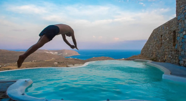 Люкс Superior с видом на море Amallini Suites Mykonos