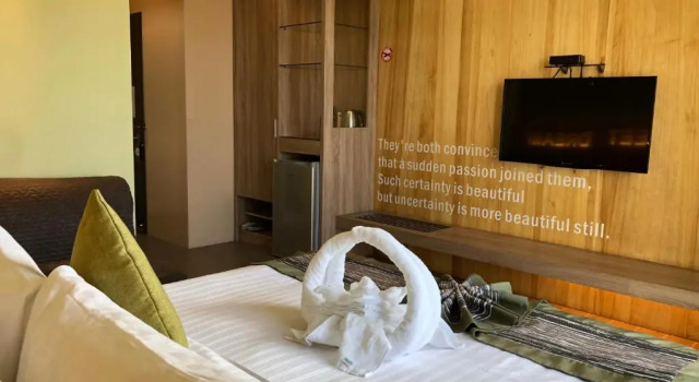 Двухместный номер Standard с балконом Bai Sha Tan Cottage