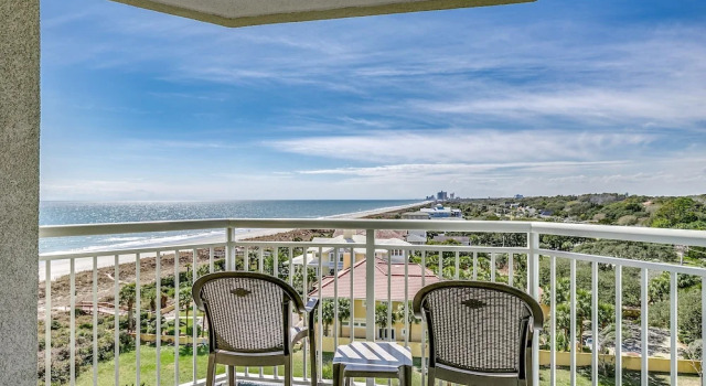 Номер Deluxe с 2 комнатами с балконом и с красивым видом из окна Beachfront Condo at Dunes Village Resort