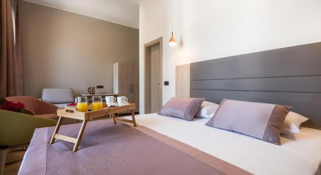 Двухместный номер Deluxe с балконом и с видом на море Boutique B&B Villa Faggioni