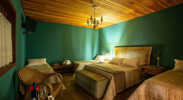 Семейный номер Standard с балконом Ecopousada Serra Verde