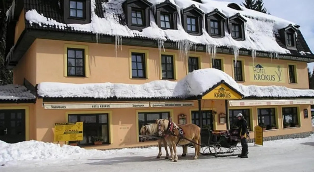 Hotel Krokus, Забронировать Отель Пец под Снежкой Краловеградецкий край, рядом с Smrk