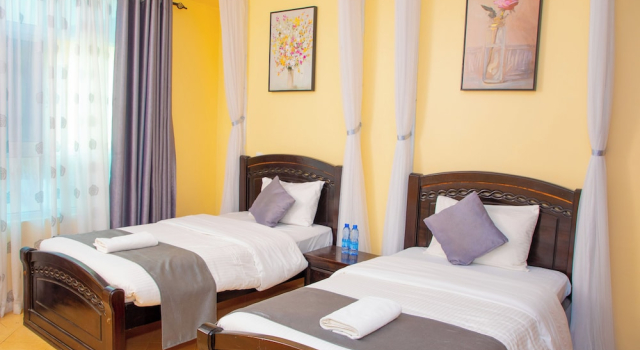 Apartment 2 Schlafzimmer mit Stadtblick Barsalinga Towers