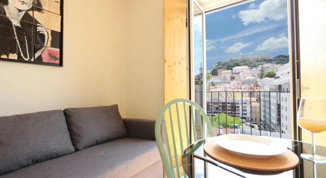 Апартаменты c 1 комнатой с видом на город Light Blue Apartments - Downtown Lisbon