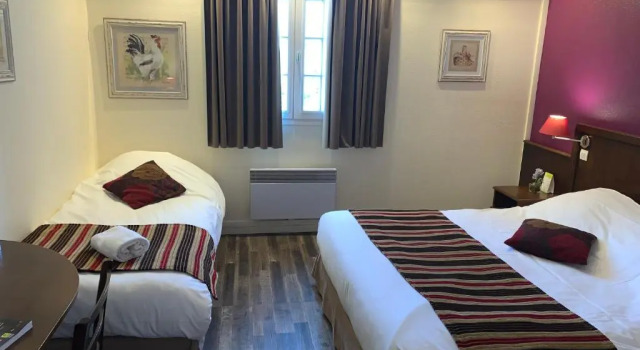 Номер Standard Logis Hôtel Les Nymphéas