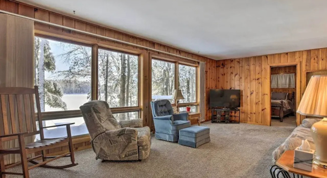 Serene Woodruff Cottage: Lakefront Access!, Boek Hotel Arbor Vitae Wisconsin