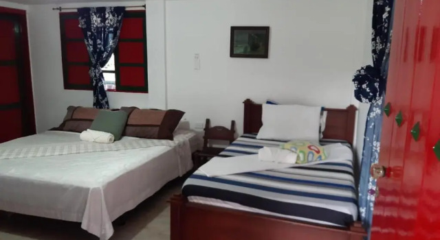 Двухместный номер Standard с балконом и с красивым видом из окна Hostal Campestre El Santuario