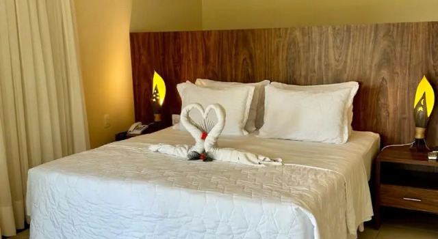 Одноместный номер Deluxe с балконом и с видом на сад Pipa Lagoa Hotel