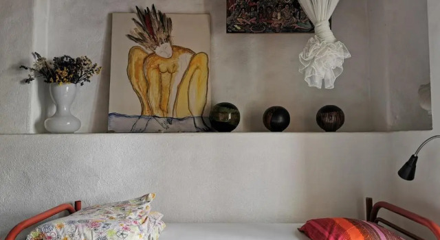 Кровать в общем номере Hostel Argonauta