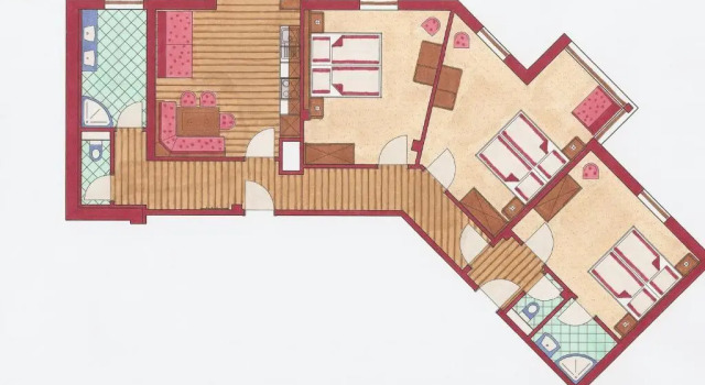 Apartamento 3 habitaciones Hotel Breitlehenalm