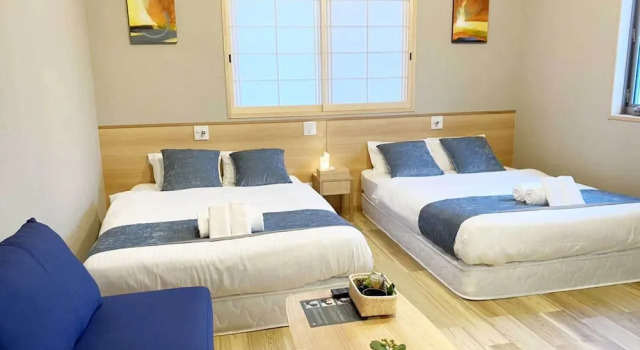 Семейный номер Deluxe HOTEL CLA-SS HIROSHIMA-OZU