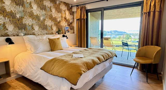 Двухместный номер Superior с видом на море La Bellevue Bistrot et Chambres dHotes